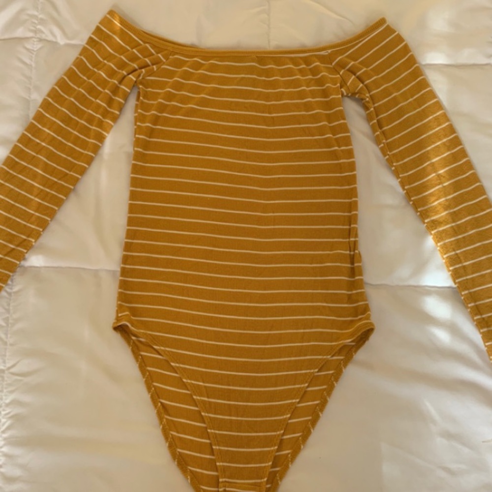 Off the shoulder body suit